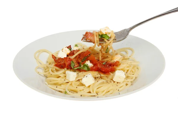 Płyta spaghetti — Zdjęcie stockowe