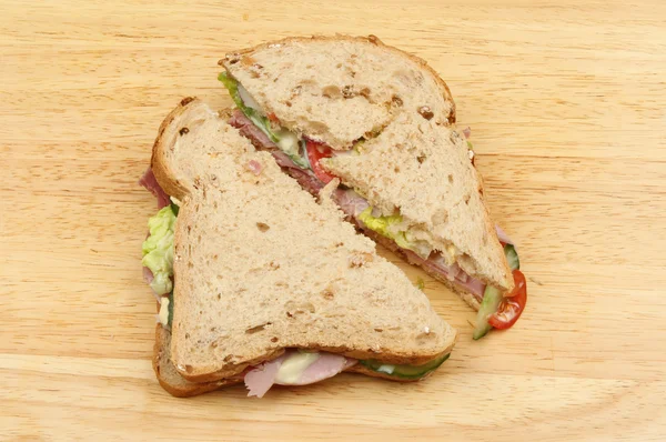 Ham salad sandwich — Stock Photo, Image