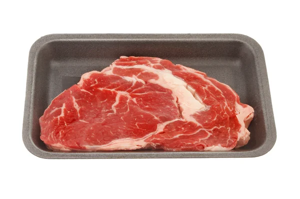 Raw rib eye steak — Stock Photo, Image