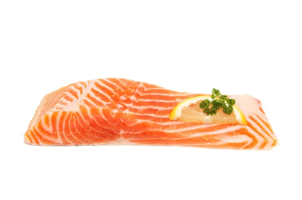 Raw sea trout fillet — Stock Photo, Image