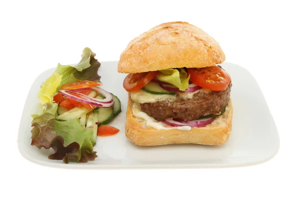 Kaas hamburger — Stockfoto