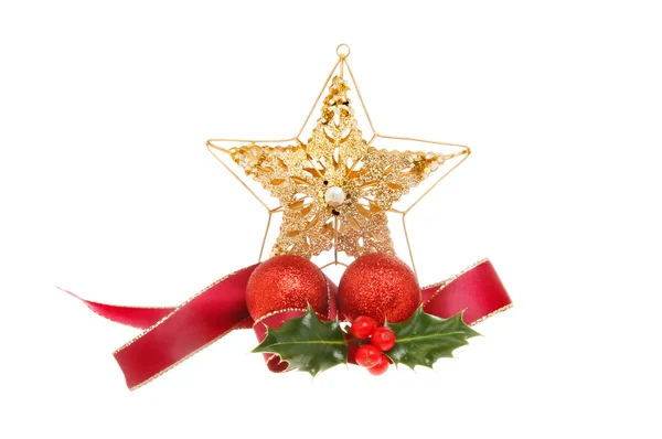 Izolált karácsonyi dekoráció — Stock Fotó