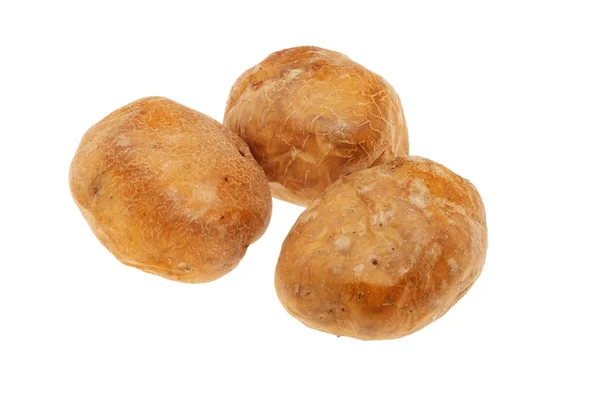 Três batatas assadas — Fotografia de Stock