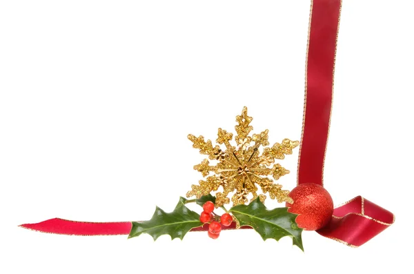 Ribbon and star decoration — Stock Photo, Image