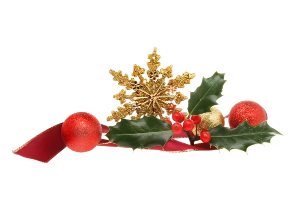 Izolált karácsonyi dekoráció — Stock Fotó