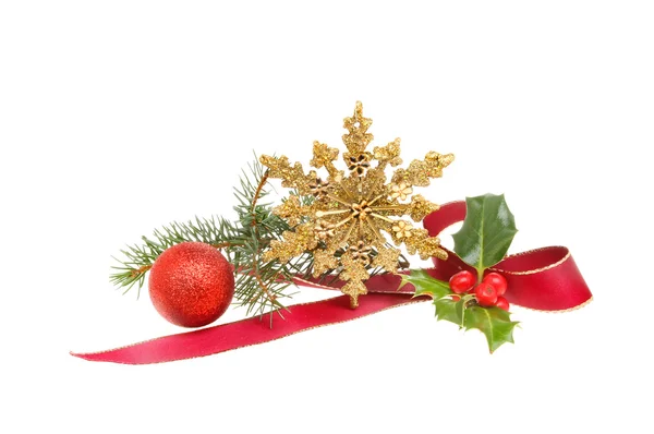 Christmas decoration isolated — Stock Photo, Image