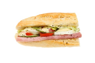 Ham yumurta salatası baget