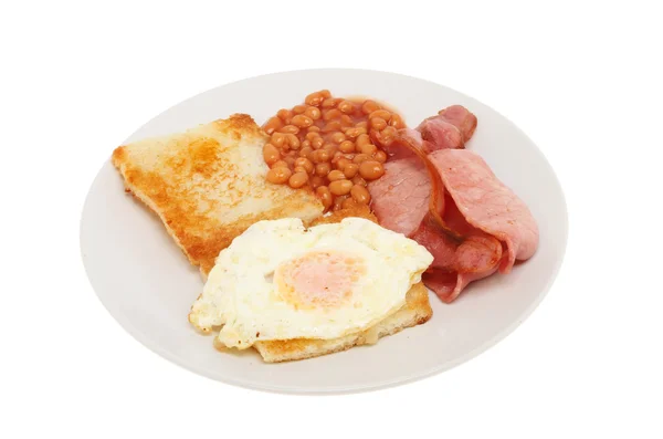 Breakfast on a plate — Stock Photo, Image