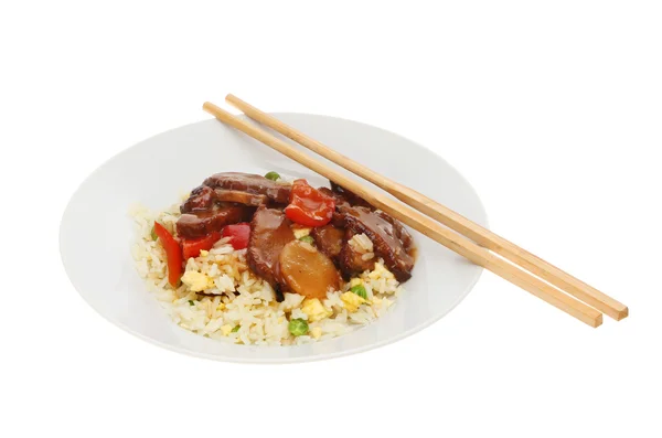 Chinese meal in a bowl — Stock Photo, Image