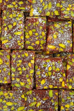 Geleneksel Türk tatlıları ya da ramazan bayramı için Cezerye tatlısı.