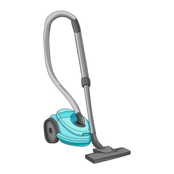 Aspirateur isolé sur fond blanc — Image vectorielle