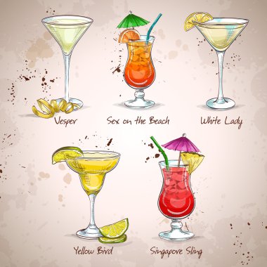 Yeni dönem kokteyl Set