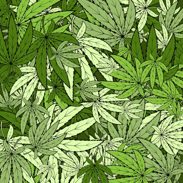 Fondo de marihuana EPS 10 — Vector de stock