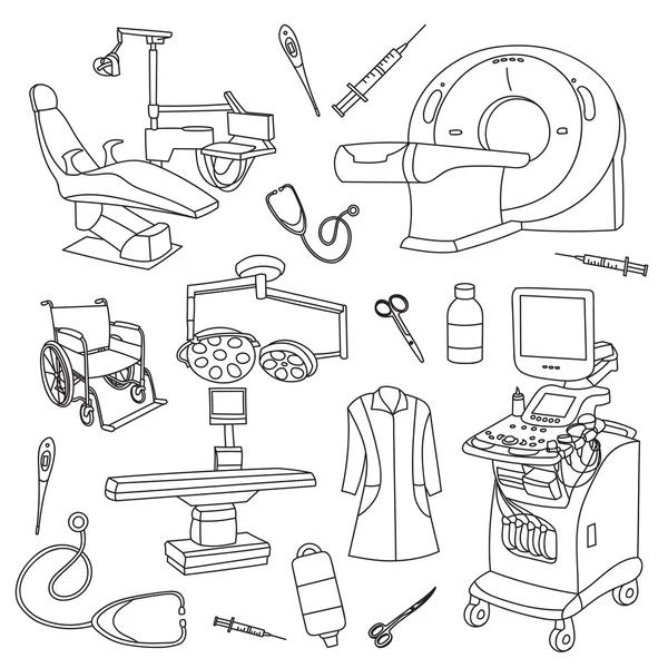 Infográfico do centro médico — Vetor de Stock