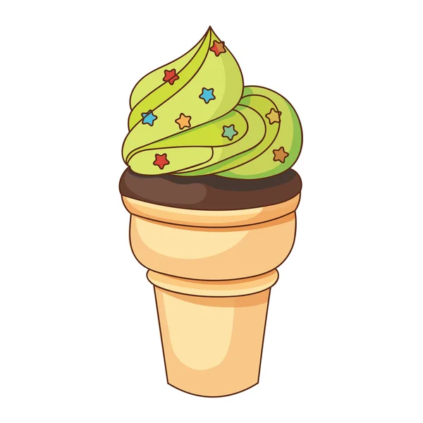 Image of ice cream — Stock Vector