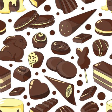 Çikolata set desen