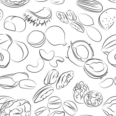 Farklı fındık desen koleksiyonu