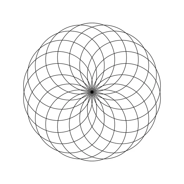 圆形的数学装饰 — 图库矢量图片