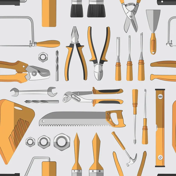 Modèle d'outils de construction — Image vectorielle