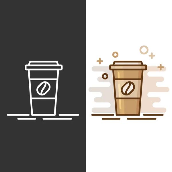 Tasse de café icône — Image vectorielle