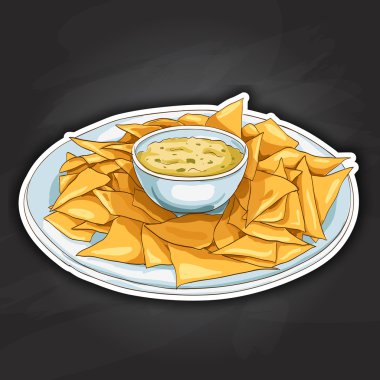 Cips renk resim etiketi