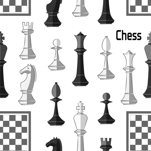 Quadro de xadrez. Um jogo. Padrão —  Vetores de Stock