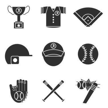 Beyzbol Icons set