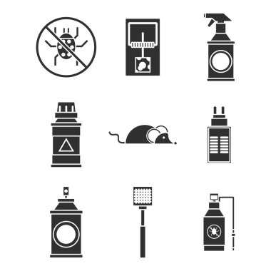 yok edici hizmet Icons set