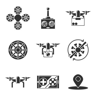quadrocopter Icons set