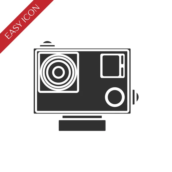 Action-Kamera-Ikone — Stockvektor