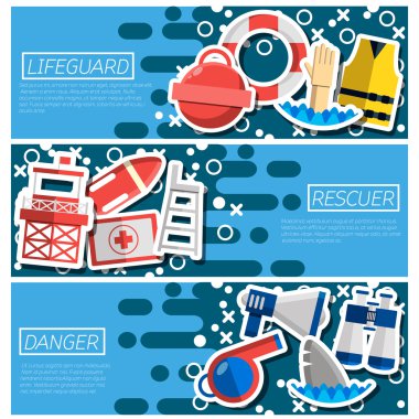 Yatay afiş kümesi cankurtaran hakkında