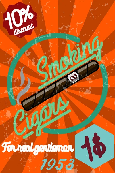 Bannière de tabac — Image vectorielle