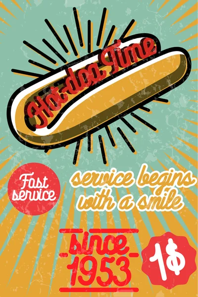 Banner de fast food —  Vetores de Stock