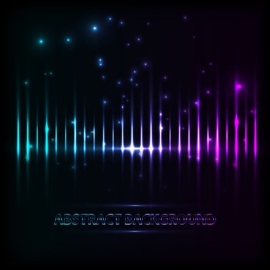 Abstract music equalizer. clipart