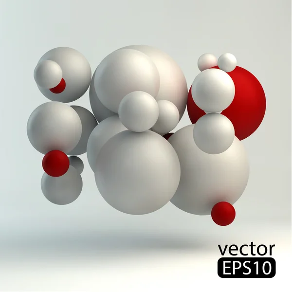 Ilustração do conceito 3D. Modelo de vetor — Vetor de Stock