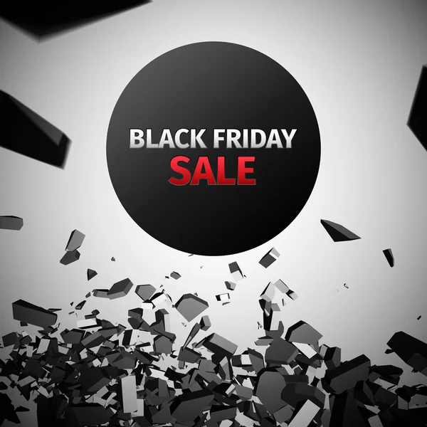 Black Friday Venda Abstract Vector Ilustração —  Vetores de Stock