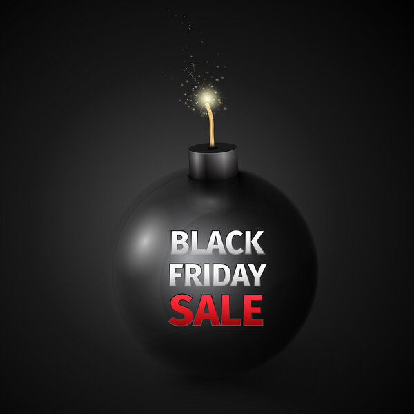 Black Friday Sale Abstract Vector Illustration