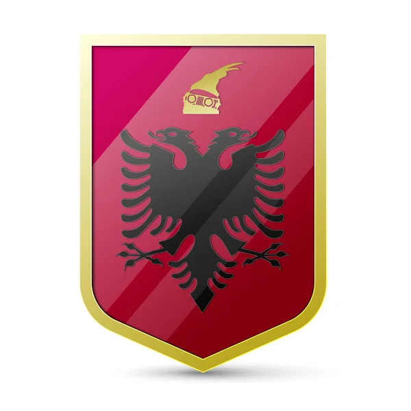Albánia címere — Stock Vector