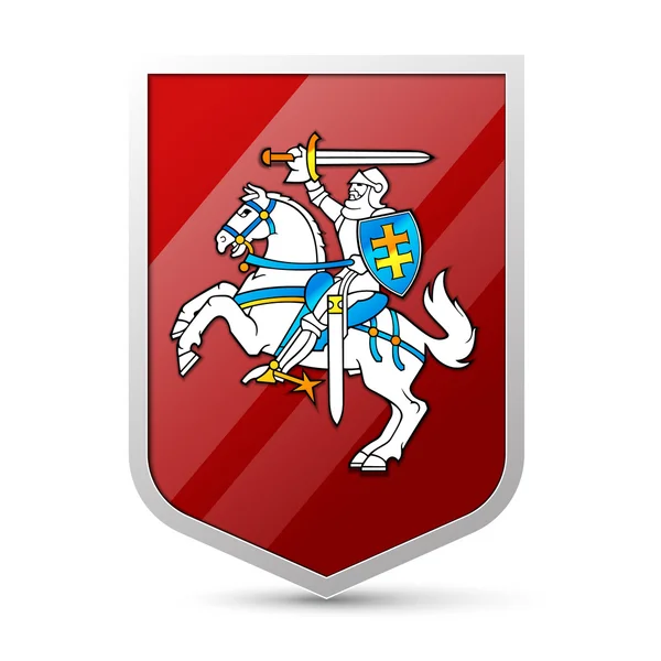 Litauisches Wappen — Stockvektor