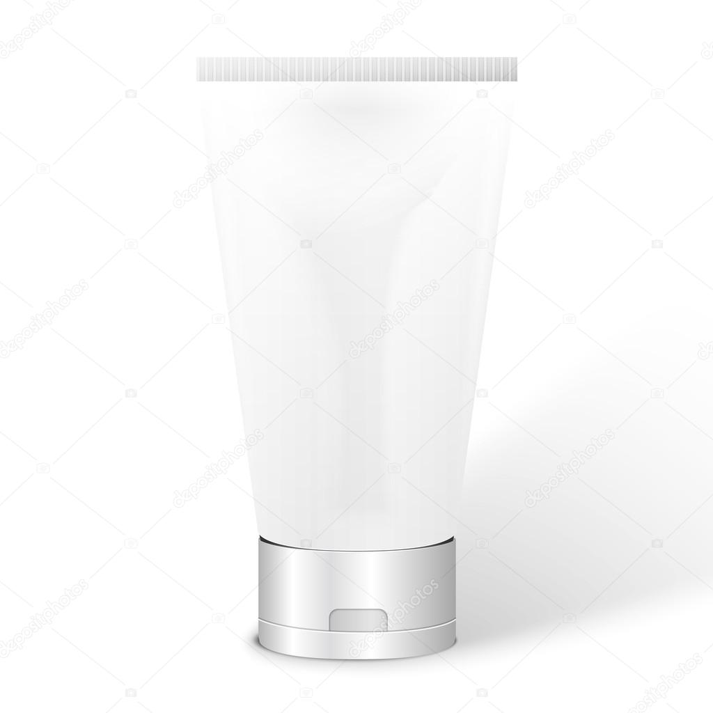 Vector Illustration of Tube for Cosmetic Package
