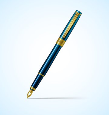 Vektör gerçekçi kalem