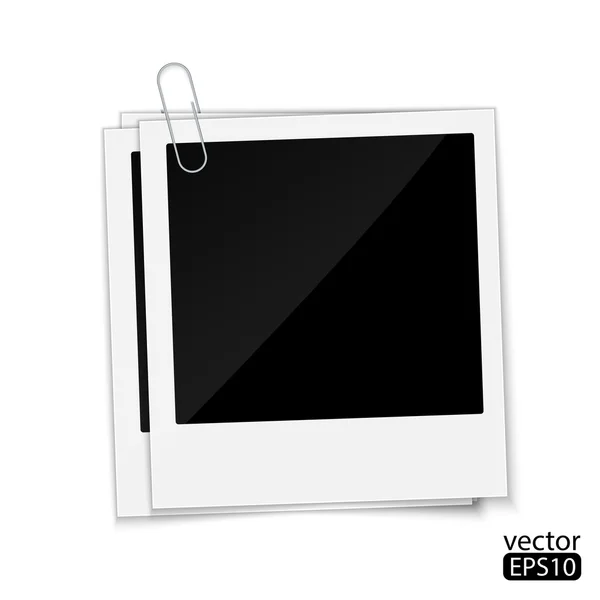 Polaroid photo frame — Stock Vector