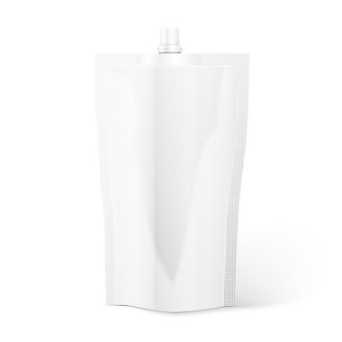 Boş bardak ucu çantası, çanta folyo veya plastik ambalaj.