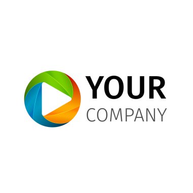 Soyut vektör logo oynamak
