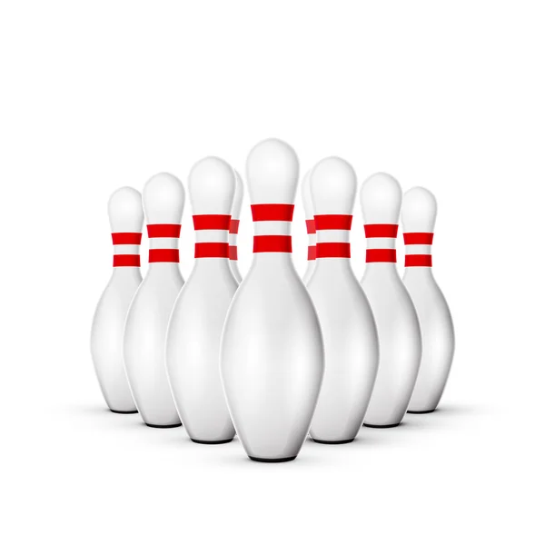 Spilla da bowling — Vettoriale Stock