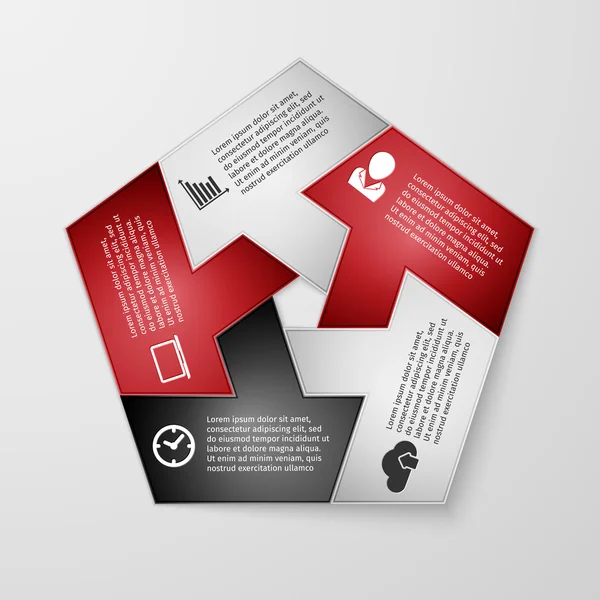 ilerleme simgeler için beş adım