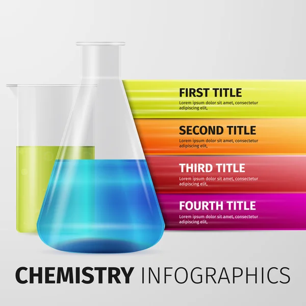 Infographie chimie — Image vectorielle