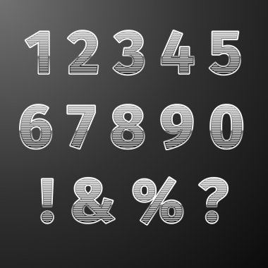 Modern stilleri yazı tipi