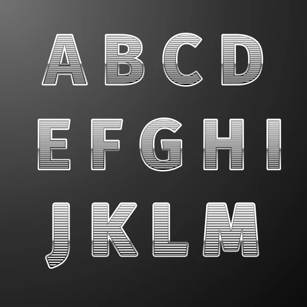 현대 스타일 글꼴 — 스톡 벡터