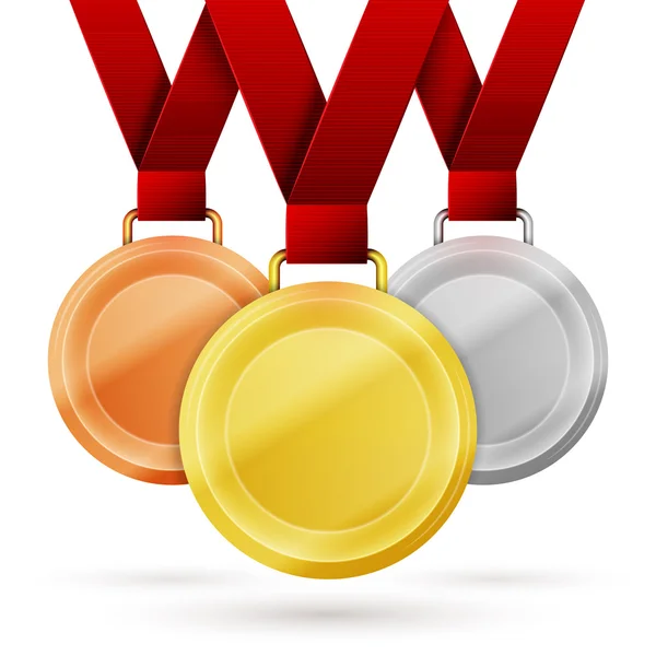 Winnaar medailles — Stockvector